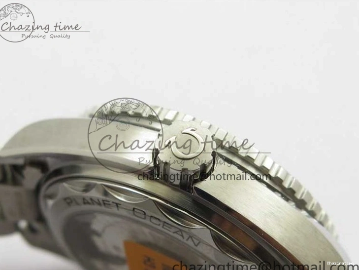 0501 Planet Ocean 39.5mm Black Ceramic Bezel SS VSF 1:1 Best Edition Black Dial on SS Bracelet A Stretchable 7890